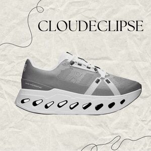 Men's ON Running Cloudeclipse Alloy White NEW Athletic Shoes